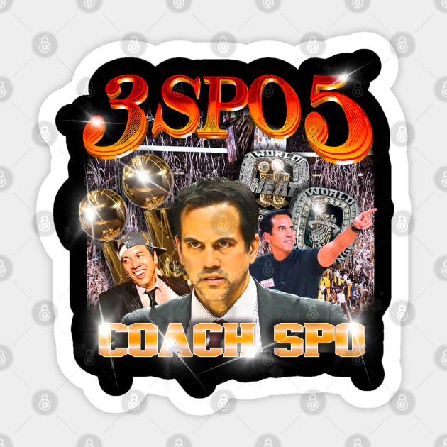 Miami Heat Coach SPO 3SPO5 Sticker by DrawnStyle